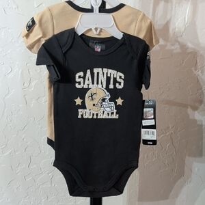NFL Team Apparel Black Baby Shirt